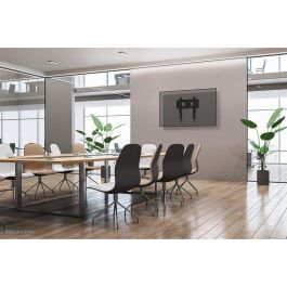 Neomounts WL30-750BL14 Soporte de Pared Fijo para Pantallas Pesadas de 42-75", Hasta 100kg, VESA 100x100-400x400, Nivelación, Instalación Rápida, Negro