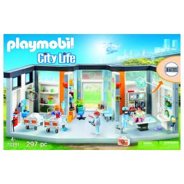 Playmobil 70191 City Life Hospital Wing - Juego de Construcción, 297 Piezas, Juguete para Niños y Niñas +4 Años