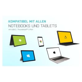 I-TEC Adaptador USB-C a DisplayPort 4K/60Hz, Macho a Hembra