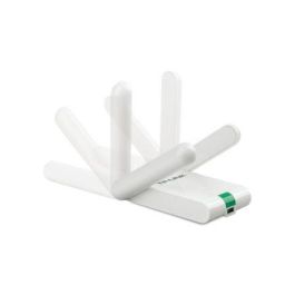 TP-Link TL-WN822N Adaptador USB WiFi N 300Mbps Alta Ganancia, Doble Antena Externa, Diseño Sobremesa y Cable Extensor 1.5m