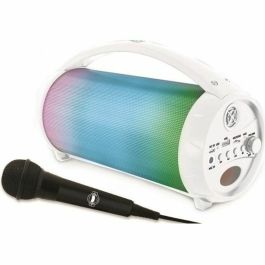 Lexibook FLASHBOOM Altavoz Bluetooth Portátil Totalmente Iluminado con Micrófono con Cable Desmontable iParty Precio: 52.5000003. SKU: S2429418