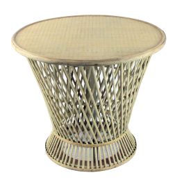 DKD Home Decor Mesita Auxiliar Marron Claro 60 x 60 x 52 cm Bambu Doble Cara Precio: 81.50000012. SKU: B1HN9MCBHW