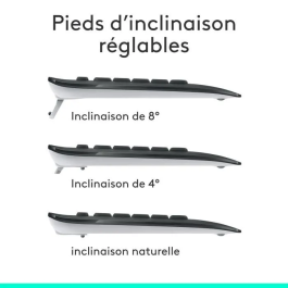 Logitech MK540 Advanced Combo Teclado y Ratón Inalámbrico Unifying, Diseño FR, Tamaño Completo, Resistente a Salpicaduras