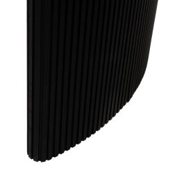 Mesa Comedor Negro-Natural Dm-Madera 220 X 113 X 75 cm