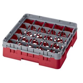 CAMBRO - 25S318-416 - Cesta de lavado 25 comp. 1 altura - 8,7 cm Ø máx. - alt. máx. 9,4 cm - 50 x 50 x 14,3 cm - Arándano Precio: 45.50000026. SKU: B1FF6AJEGZ