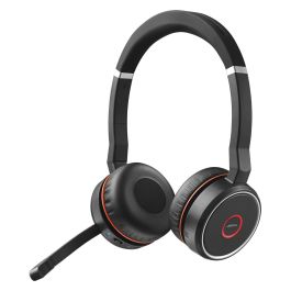 Jabra Evolve 75 SE UC Auriculares Inalámbricos y alámbricos, Llamadas/Música, Negro