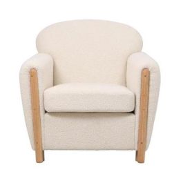 DKD Home Decor Sillón Moderno Blanco Poliester Madera 78 x 82 x 81 cm Precio: 380.5000001. SKU: B18P3BPWLX