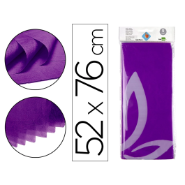 Liderpapel Papel Seda 52x76cm 18g/m2 Violeta Bolsa 5 Hojas Precio: 1.49999949. SKU: B13XEPHC3L