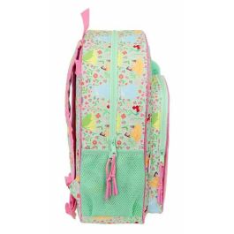 Safta Mochila "Bloom" Adapt. Carro Princesas Disney 33x42x14cm