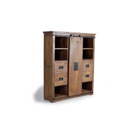 Giner Y Colomer Armario Industrial de Madera de Mango con 4 Cajones y Detalles Metálicos Precio: 1851.2879. SKU: B1A49HQL97