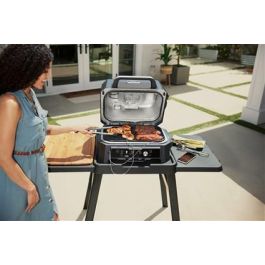 Ninja OG901EU Barbacoa Eléctrica de Exterior con Ahumador y Freidora de Aire ProConnect XL