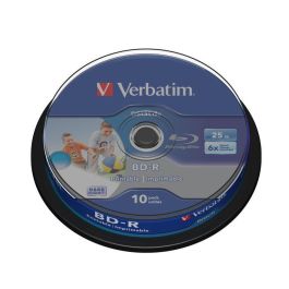 Verbatim BD-R SL Datalife 25GB 6x Wide Inkjet Printable 10 Pack Spindle Disco Blu-ray Precio: 14.49999991. SKU: B15LLG8A2S