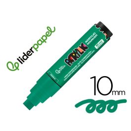 Rotulador Liderpapel Acrylic Base Agua Todo Tipo De Superficie Punta Rectangular 10 mm Verde Precio: 24.50000014. SKU: B13RQD7W4G