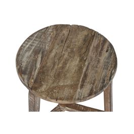 Mesita Auxiliar Item Home DKD Home Decor Blanco Marron 45 x 45 x 45 cm Mesita Auxiliar Item Home DKD Home Decor Blanco Marron 45 x 45 x 45 cm