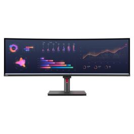 Lenovo 124.5cm (49") DQHD 5120 x 1440 W-LED IPS, 32:9, 350cd/m², 1.07B, 6ms, 178°/178°, 2000:1