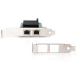Digitus Tarjeta PCI Express Gigabit Ethernet Dual 2 Puertos 1000 Mbit/s para Servidor con Chip Intel 82575EB