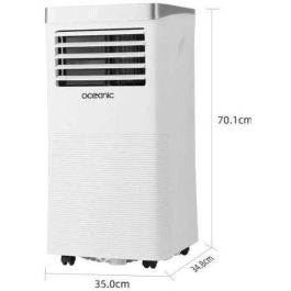 Climatizador portátil monobloc - OCEANIC - 2930W - 10000 BTU - Programable - Clase energética A Climatizador portátil monobloc - OCEANIC - 2930W - 10000 BTU - Programable - Clase energética A