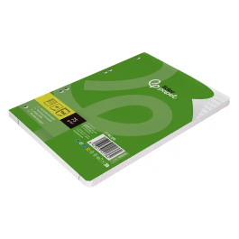 Liderpapel Recambio A5 100 Hojas 75gr Horizontal Con Margen 6 Taladros