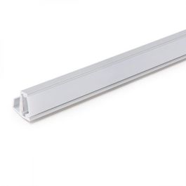 Perfíl Aluminio para Tira LED Estanterías Cristal 6Mm x 1M