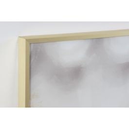 DKD Home Decor Cuadro Oriental Beige Amarillo Aluminio Cristal Buda 120 x 4 x 80 cm (2 Unidades)