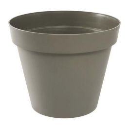 EDA Maceta redonda Toscana de polipropileno para interior/exterior, Ø 60 x H 47 cm, 76 L - Taupe, resistente UV y heladas Precio: 40.49999954. SKU: S7149138