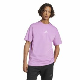 Camiseta de Manga Corta Hombre Adidas All Szn Morado