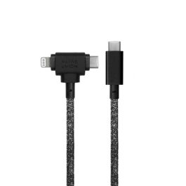 Native Union Belt Cable Universal 2 en 1 USB-C a Lightning para Multi-Dispositivo, 60W de Carga, 1.5M Cosmos