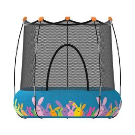 Trampolin azil con red hinchable 120 cm diametro x 35 cm altura Trampolin azil con red hinchable 120 cm diametro x 35 cm altura