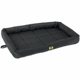 Ferplast Colchón para Perros Tender Tech 61 x 46 x 5 cm Negro Funda Desenfundable