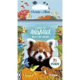 Pegatinas - PANINI - Animales 2025 - Blíster de 13 fundas + 2 gratis - 75 pegatinas