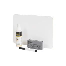 Bi-Office Set Escolar con 35 Pizarras Blancas de Melamina Doble Cara A4 (210x297 mm), 35 Borradores, 35 Rotuladores y 1 Spray Precio: 93.88999961. SKU: B169V8YM75