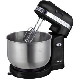 Procesador de alimentos JOCCA - Recipiente de acero inoxidable de 3,5 L - 5 velocidades - Negro y gris Procesador de alimentos JOCCA - Recipiente de acero inoxidable de 3,5 L - 5 velocidades - Negro y gris