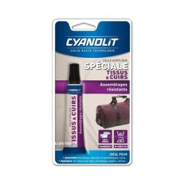 Cyanolit AUC3045203000720 Pegamento especial para tejidos - Fijación flexible - Ideal para tejidos y textiles Precio: 18.79000046. SKU: B12F5QXE9M