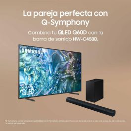 Samsung TQ43Q60D Televisor QLED 43" (109 cm) 4K UHD 3840x2160 Smart TV HDR Quantum Centro de Juegos 3xHDMI Wi-Fi