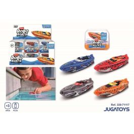 Zuru Barco de Juguete Robo Boats: Flota, Navega y Emite Sonidos. Incluye Pilas LR44. Modelos Surtidos. Edad +3 Años