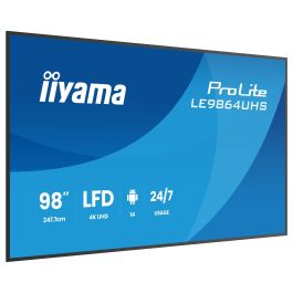 iiyama LH98 ProLite Pantalla Profesional 98" 3840x2160 UHD VA DLED panel 500cd/m² 24/7 Precio: 4022.79000035. SKU: B15JTG64NA