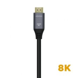 Aisens Cable HDMI V2.1 Premium 8K@60Hz 48Gbps 1.5M Gris-Negro Aisens Cable HDMI V2.1 Premium 8K@60Hz 48Gbps 1.5M Gris-Negro