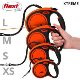 Correa para Perro Flexi XTREME 5 m Naranja Talla S