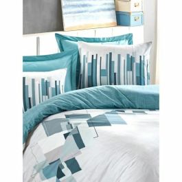 ASI8681875212303 Juego de Cama 100% Algodón - 1 Funda Nórdica 220x240 cm y 2 Fundas Almohada 60x60 cm - Verde