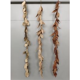 DKD Home Decor Guirnalda Navideña Estilo Alpina con Hojas Natural y Metal Verde Marrón Beige 110 cm de largo (6 Unidades) Precio: 32.86602. SKU: B1AWCSEZKC