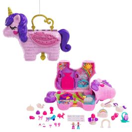 Estuche Fiesta Del Unicornio Polly Pocket Gvl88 Mattel