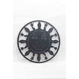 Decoracion Pared Boho DKD Home Decor Negro 1 x 98 x 98 cm (2 Unidades)