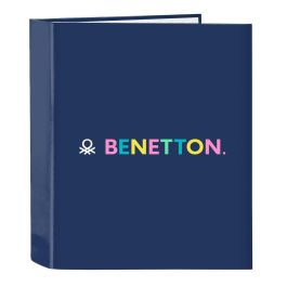 Carpeta de anillas Benetton Cool Azul marino A4 27 x 33 x 6 cm Precio: 5.89000049. SKU: B1JYS2LP54