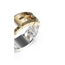 Anillo Mujer Guess JUMR03206JWYGST62 22 Plateado Dorado