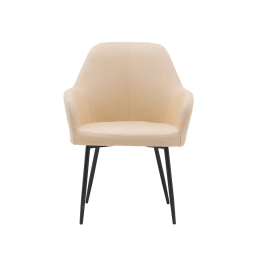 Q-connect Silla Confidente Marrón Arena Base Metálica Altura Máx 820 mm Anchura 570 mm Profundidad 580 mm Tela