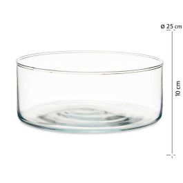 Tarrina Cristal Cilindro 25Cm Diam X 10Cm Giftdecor (4 Unidades) Precio: 29.49999965. SKU: B18D6AX5TP