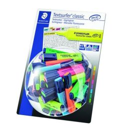 Staedtler Rotulador Textsurfer Classic 364 Fluorescente Neon Expositor 100 Unidades Colores Surtidos Punta Biselada 1-5mm para Papel Copy Fax Precio: 77.50000027. SKU: B13VMSAR37