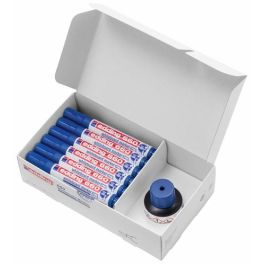 Marcador Pizarra Edding 660 Conico Azul Caja Promocional De 20 (Regalo Bote Tinta Para Rotulador De Pizarra Btk25 25Ml. Azul) Precio: 22.88999955. SKU: B1D5W277SG