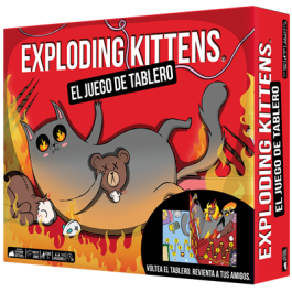 Exploding Kittens - Juego de Tablero 3D Interactivo, Estrategia y Habilidad, para 2-6 Jugadores desde 7 Años, Edición Español Precio: 21.88999989. SKU: B1H4GZVC5B