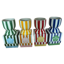 DKD Home Decor Vela Cera/Ceramica Verde Amarillo Rojo Naranja 9 x 10 x 9 cm (4 Unidades) Precio: 25.4999998. SKU: B1EW8EFB7L